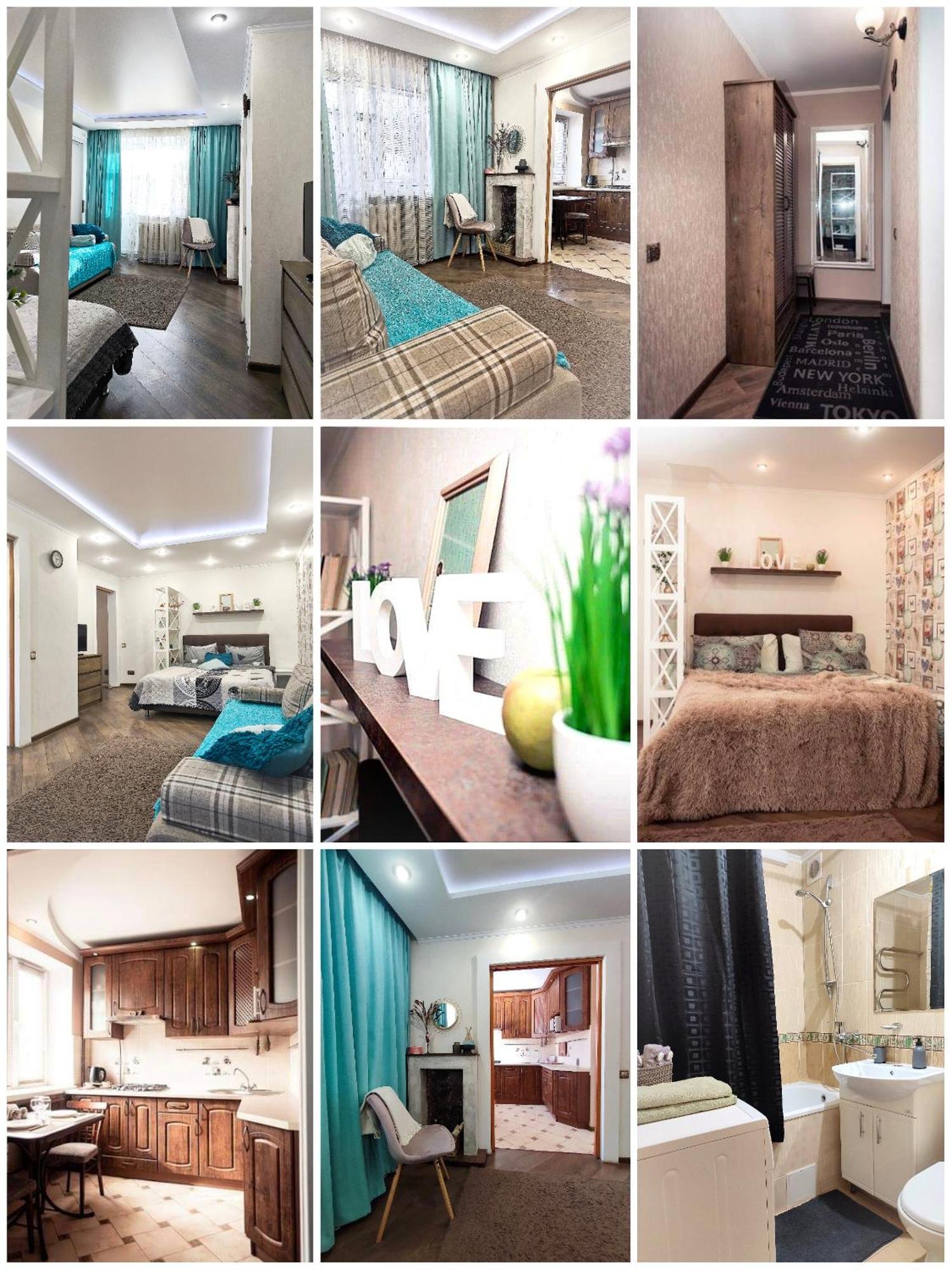 Apartment бирюзовый стиль Chernihiv